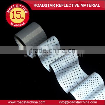 Piercing reflective 100% polyester tape for vest
