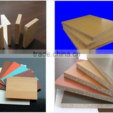 18mm Lower price Wood grain melamine faced particle board from China