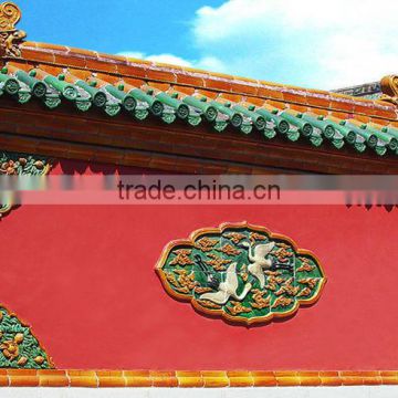 screen roof materials Chinese antique style building