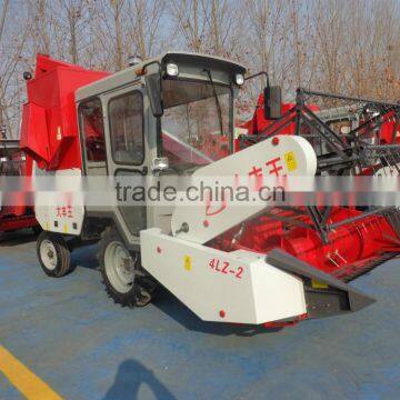 4LZ-2 wheat mini combine harvester