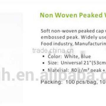 Non woven Peaked Working Caps