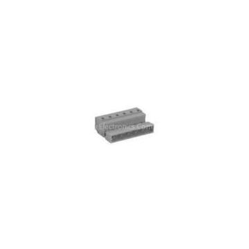 Gray IEC 7.5mm Pitch 6P Male MCS Connector With Fixing Flanges SP475 / SP478