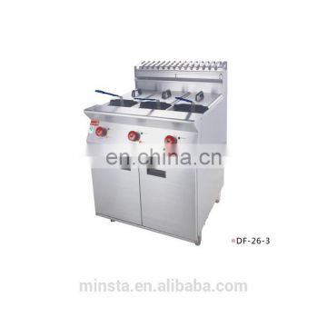 Gas Type temperature - controlled Fryer (two -tank,two- basket model )