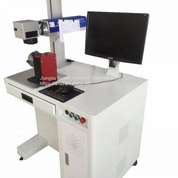30W fiber laser marking machine with rotery chuck