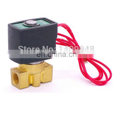 PU-M03 leaded type Two-port two-position direct acting NC brass G1/4 bsp hot water solenoid valve FKM Seal orifice 2.5mm