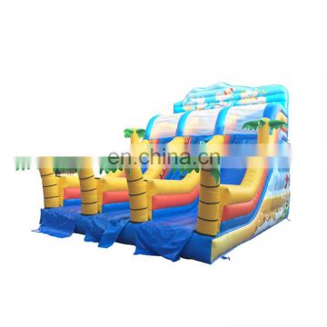 Commercial Jungle Water Slides Inflatable Water Park Slide For Swimming Pool