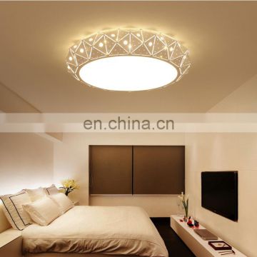 Modern Simple Round LED Living Room Ceiling Light Creative Acrylic Bedroom Lighting