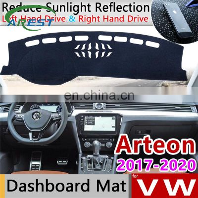 for Volkswagen VW Arteon 2017 2018 2019 2020 Anti-Slip Mat Dashboard Cover Pad Sunshade Dashmat Protect Carpet Accessories Rug