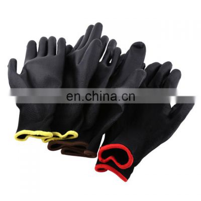 13g cheap black pu glove industrial gloves