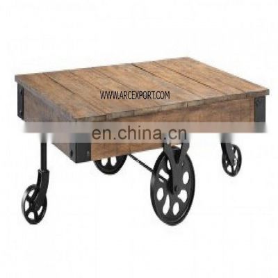 4 wheels cart tables