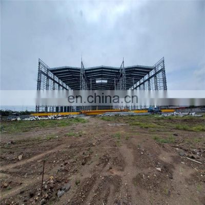 Low cost prefabricated design  steel structure warehouse building