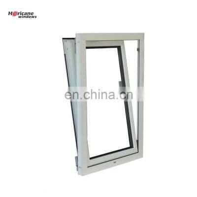 NFRC AS2047 standard soundproof aluminum tilt and turn windows with screens