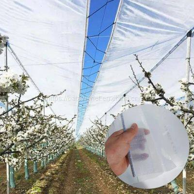 Reinforced Orchard Plastic Cherry Cover Cherry Rain Cover Anti Acid Rain Cover Poly Reinforced Tarpaulin