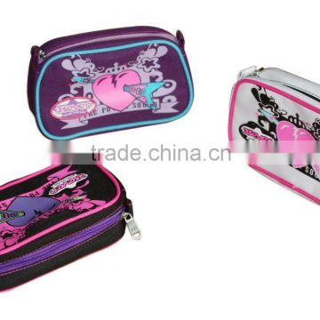Hot selling fashion Travel Cosmetic Bag with Heat Transfer Printing