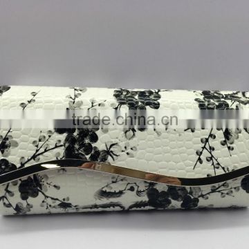 Floral print clutch bag