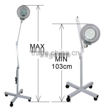 5X Magnifying Lamp Rolling Floor Stand adjustablemini facial steamer with ozone                        
                                                Quality Choice
