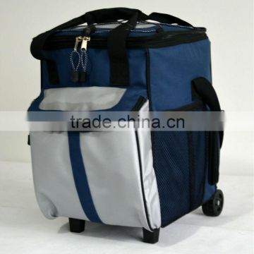 23L mini portable car cooler bag 12V with wheel