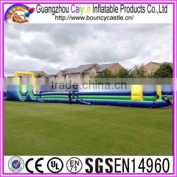 Adult used giant 135ft inflatable assault course