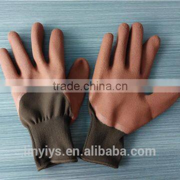 13 gauge foam latex coated hand protective work glove