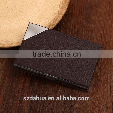 High quality Custom Personalized Leather Business Card Holder for gift