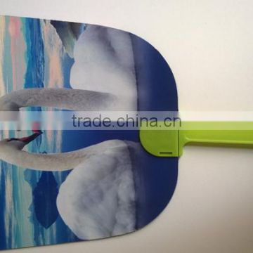 PP/PVC cartoon plastic hand fan 3d mini portable fan