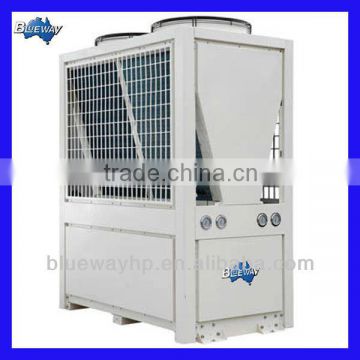 Commercial High Efficiency Air Source Swimming Pool Heat Pump Water Heater With High COP Side Discharge 50Hz