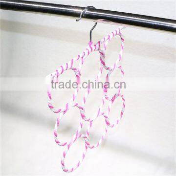 Retail 9 holes ring scarf hanger for wholesale