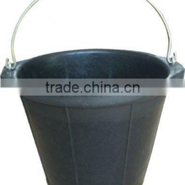 Recycled Tyre rubber pail/Economy bucket,hot construction buckets