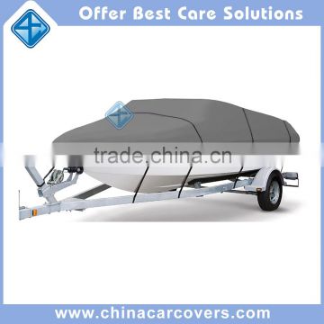 22' - 24' 100% Polyester Trailerable 600D Boat Cover