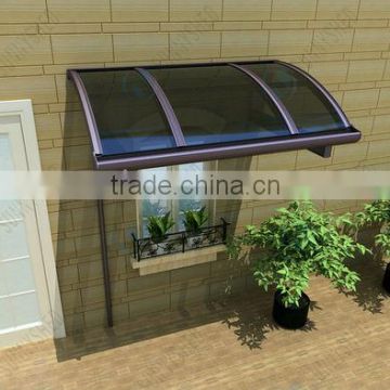waterproof awning for window awning and canopy with aluminum and polycarbonate