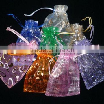 2015 New Arrival Cheap Organza christmas Gift Bags