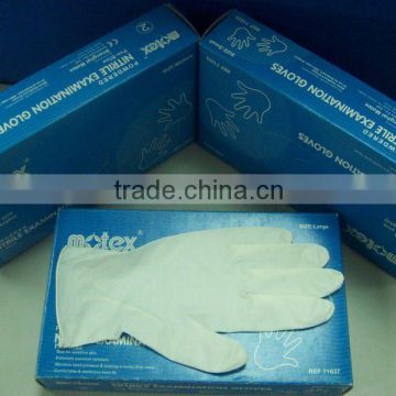 Powdered Nitrile Non Sterile Gloves