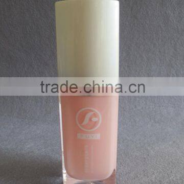 Elegant pink acrylic lotion spray bottle