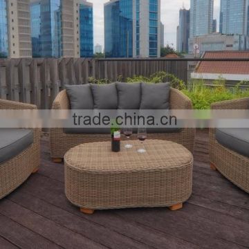 Synthetic rattan sofa set outdoor furniture