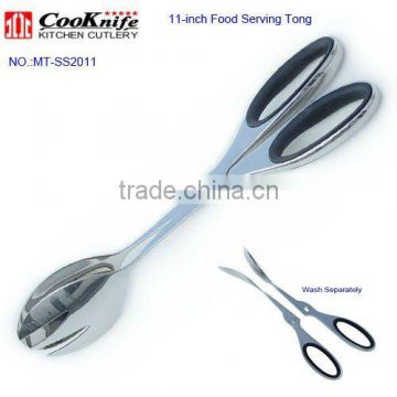 11-inch Stainless Steel Scissor Tongs