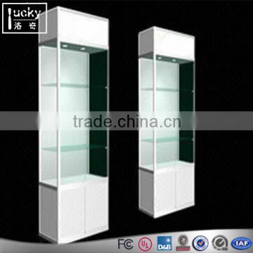 Custom glass /plexiglass display cabinet for market jewelry and shoes etc
