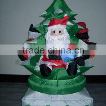 Inflatable Christmas Tree turning yard decorations
