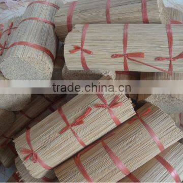 1.3mm diameter bamboo polished smooth incense sticks