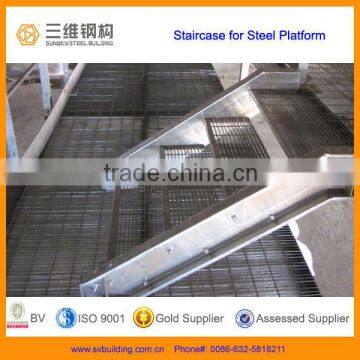 Steel Grating Platform with Grating Stairs