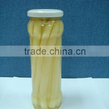 370ML 17cm all white peeled asparagus spears in jars - 722
