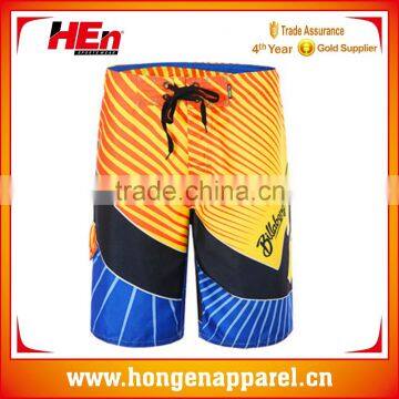 Hongen apparel wholesale newstyle hotsales customized Men & womens sublimation beach shorts