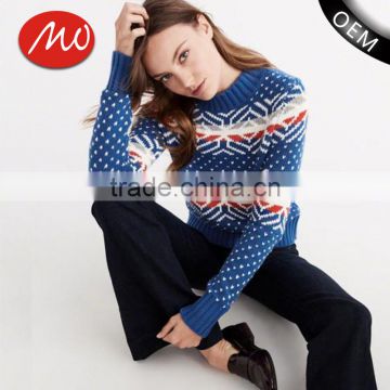 Adult unisex knitted jacquard hristmas jumpers sweaters with wholesale price