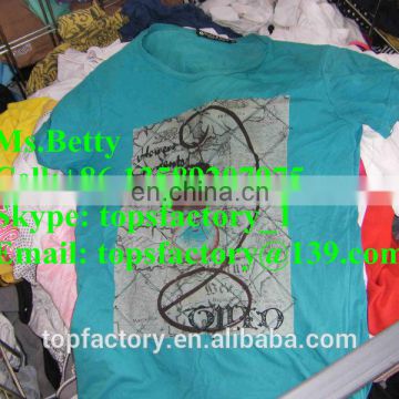 Perfect wholesale Men T-shirts second hand used clothing