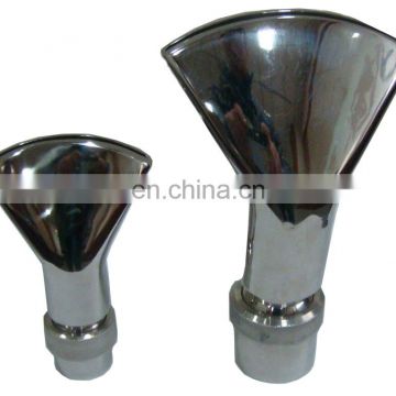 Factory supply polish stainless steel adjustable fountain nozzle waterfall fountain nozzle