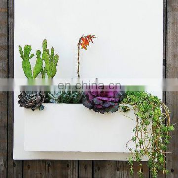 Powder Coated Vertical Stainless Steel Garden Hanging Wall Planters