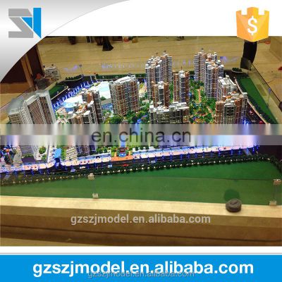 Architectural scale models material with LED light, commercial scales, architectural maquette