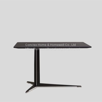 Modern rectangular top coffee table sofa side table LT1501-5 with steel base-livingroom coffee table