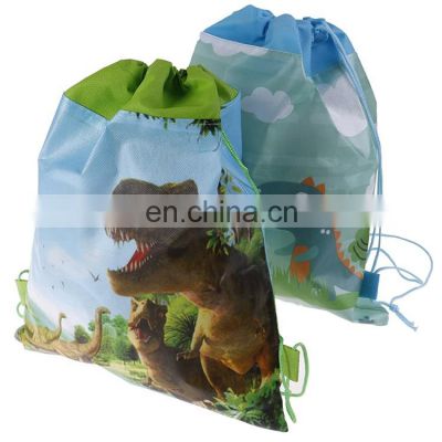 Drawstring Bag Non Woven Backpack Custom Printed Eco Friendly for Kids