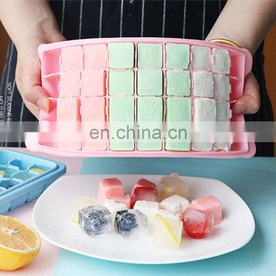 Wholesale Manufacturer Direct Selling Food Freezer 24 Cube Silicone Small Ice Tray
