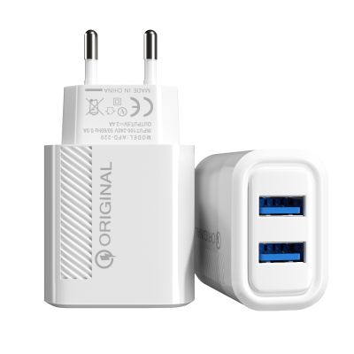 2022 Phone Charger 2 USB Port Max Smart Fast Charger Travel Wall Charger Adapter